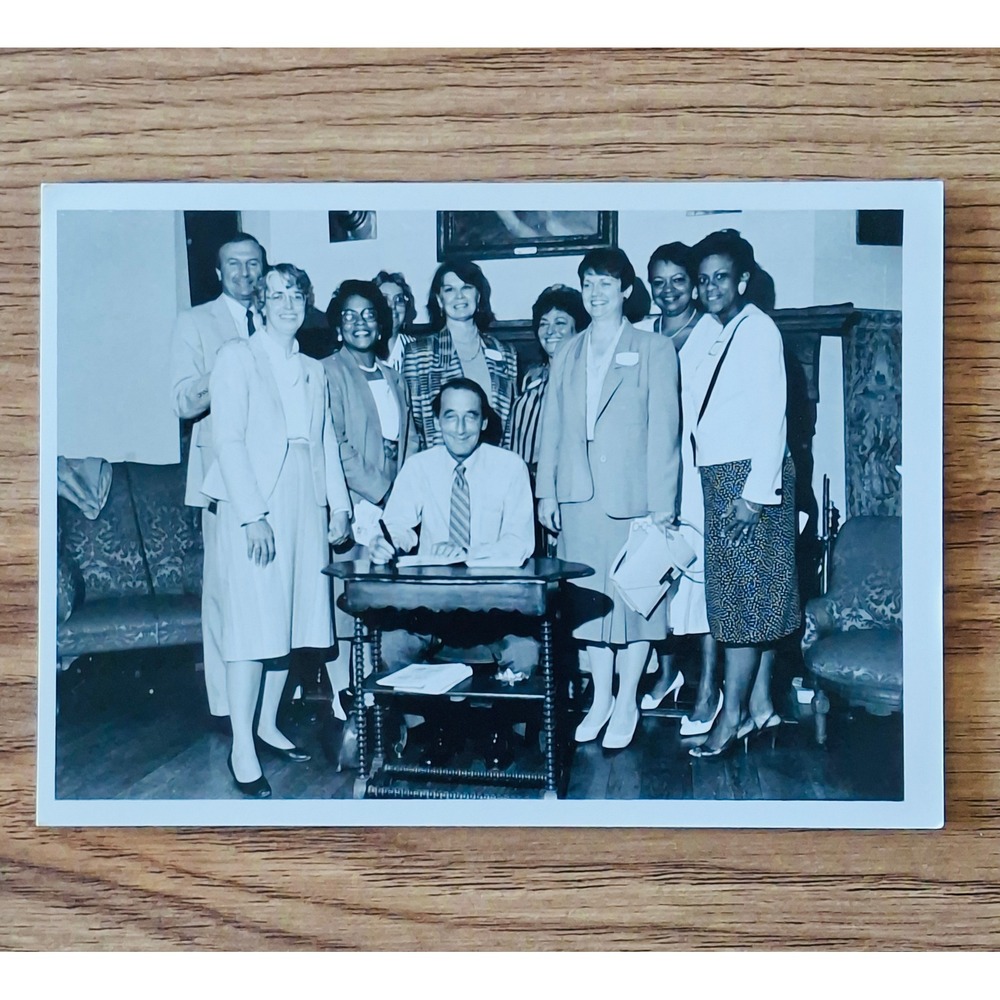Vintage WJZ-TV 13 Baltimore Press Photo Group W Westinghouse News Media 5x7 B&W